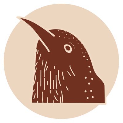 The Wren logo, a drawing of a bird